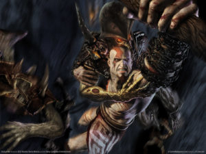 Download god of war 2 kratos wallpaper HD