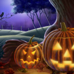 Download halloween pumpkin background images HD