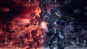 Download red vs blue wallpaper iphone HD