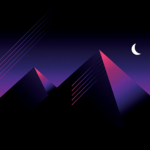 Download retrowave wallpaper HD