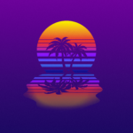 Top retrowave wallpaper HD Download