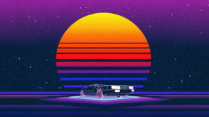 Top retrowave wallpaper HD Download