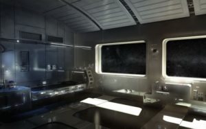 Top spaceship interior background HD Download