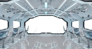 Download spaceship interior background HD