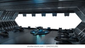 Download spaceship interior background HD