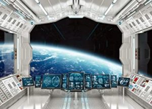 Download spaceship interior background HD