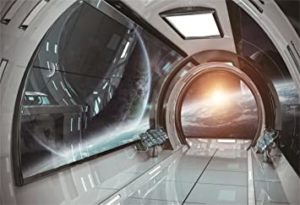 Download spaceship interior background HD