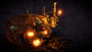 Download steampunk halloween wallpaper HD