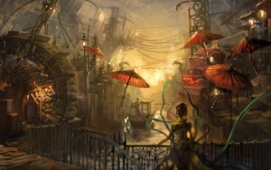 Download steampunk halloween wallpaper HD