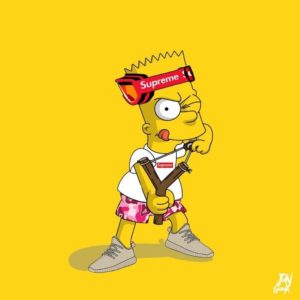 Top supreme bart simpson background Download