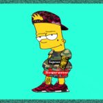 Download supreme bart simpson background HD