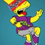 Download supreme bart simpson background HD