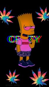 Download supreme bart simpson background HD