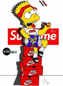 Top supreme bart simpson background 4k Download