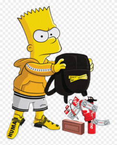 Top supreme bart simpson background 4k Download