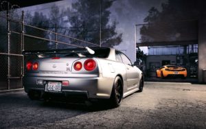 Download wallpaper gtr skyline HD