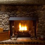 Download winter fireplace wallpaper HD