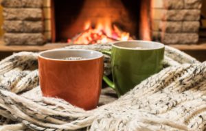 Download winter fireplace wallpaper HD