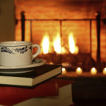 Download winter fireplace wallpaper HD