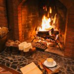 Top winter fireplace wallpaper Download