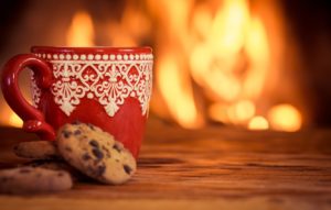 Download winter fireplace wallpaper HD