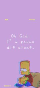 Download sad bart simpson wallpapers HD