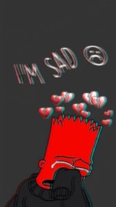 Top sad bart simpson wallpapers 4k Download