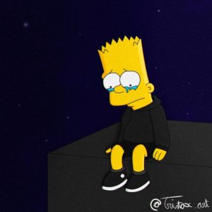 Download sad bart simpson wallpapers HD