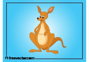 kangaroo clipart clip cartoon domain clipground tree