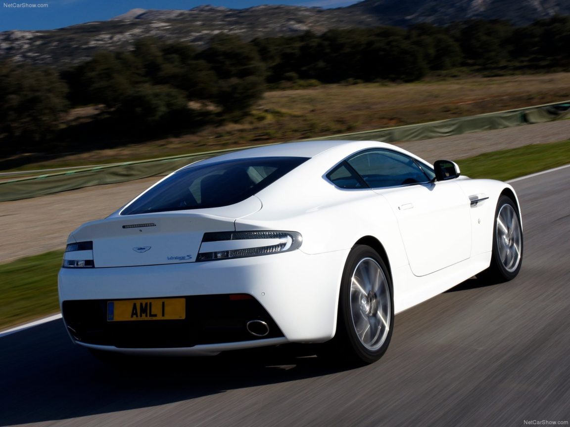 aston vantage v8 martin coupe 2009 wallpapers cars