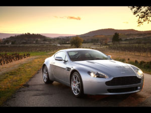 aston martin tungsten vantage quarter rear three