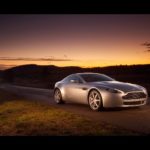 aston martin silver vantage tungsten quarter three