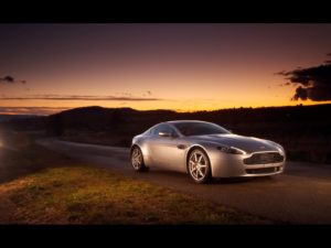 aston martin silver vantage tungsten quarter three