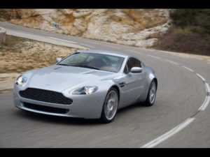 aston martin silver vantage tungsten quarter three caricos