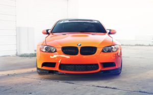 orange bmw cars m3 power