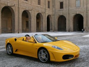 ferrari spider f430 yellow cars scuderia spyder enzo background