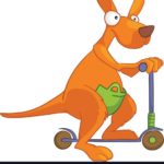 kangaroo cartoon joey clipart