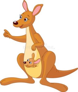 kangaroo clipart cartoon clip joey transparent kangaroos cliparts library background mother mama clipartion jumping wikiclipart cliparting clipartix vector mom royalty