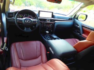 lexus lx interior specs