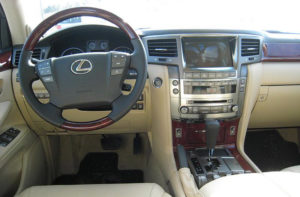 lexus lx 570 driven lx570 inside