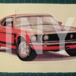 boss 302 decal mustang ford 1970 wall graphic