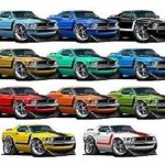 boss mustang 302 decals ford stickers strip side bandes passion racing stripes cars bande voitures