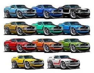 boss mustang 302 decals ford stickers strip side bandes passion racing stripes cars bande voitures