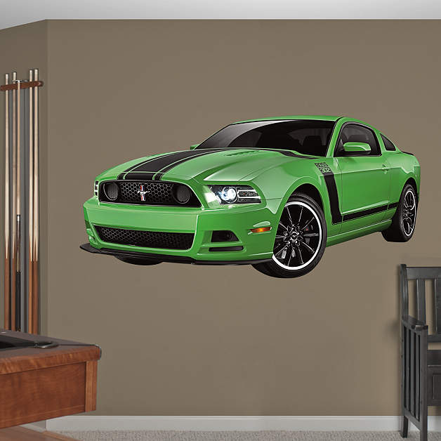 mustang ford boss 302 wall fathead stickers racing decals nascar decal graphic template cars alternate below themed