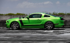 mustang boss 302 ford vossen rims wheels custom cv7 cars tuning concave gt wallpapers lime 1080p complex mobile autoevolution