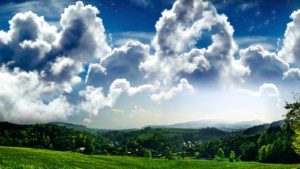 island cliffs coast sea widescreen background